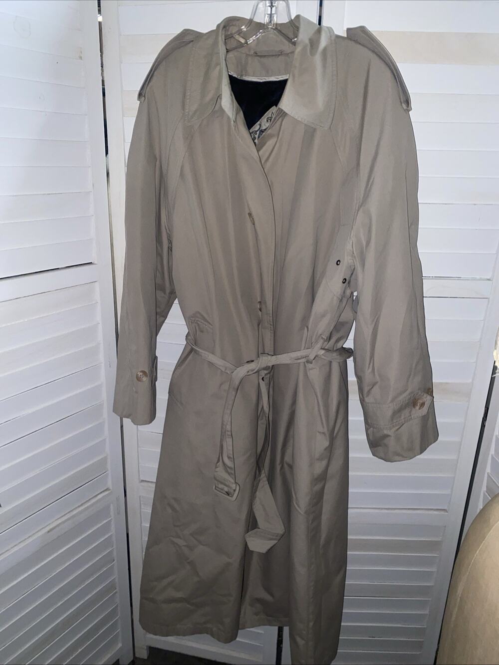 Towne from London Fog Men's Single Breasted Trench Coat with Removable Liner 40R